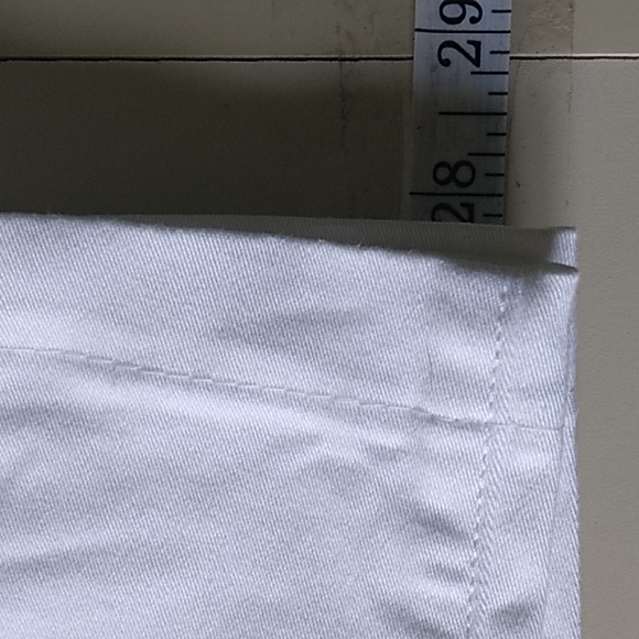 Lacoste Live! slim fit white jeans with button fly - Picture 7 of 7